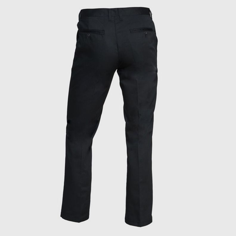 Pantalón Gabardina T/C Hombre Negro-2