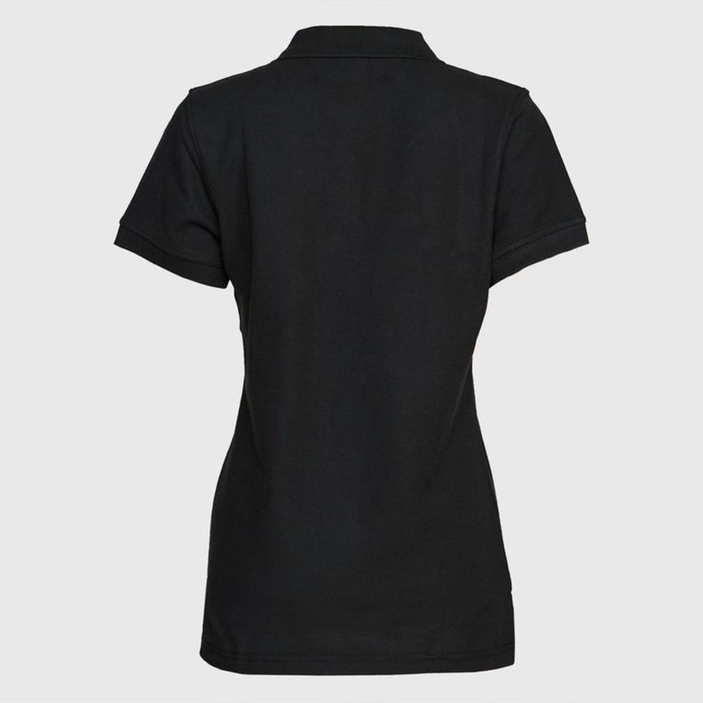 Polera Pique Mujer 80/20 M/C Negro-3