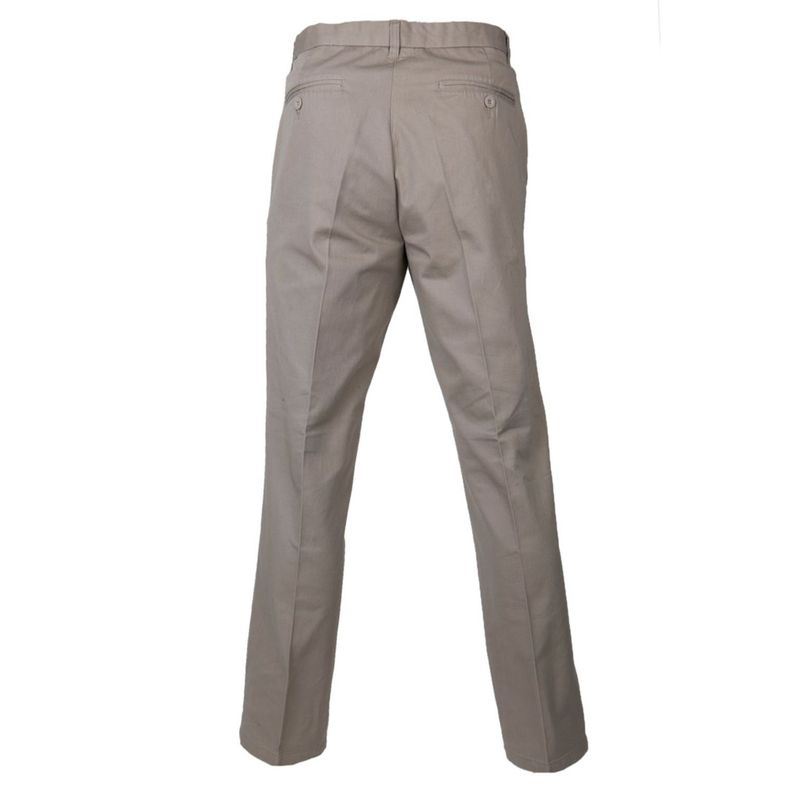 Pantalón Gabardina Hombre S/Pinzas Beige-1