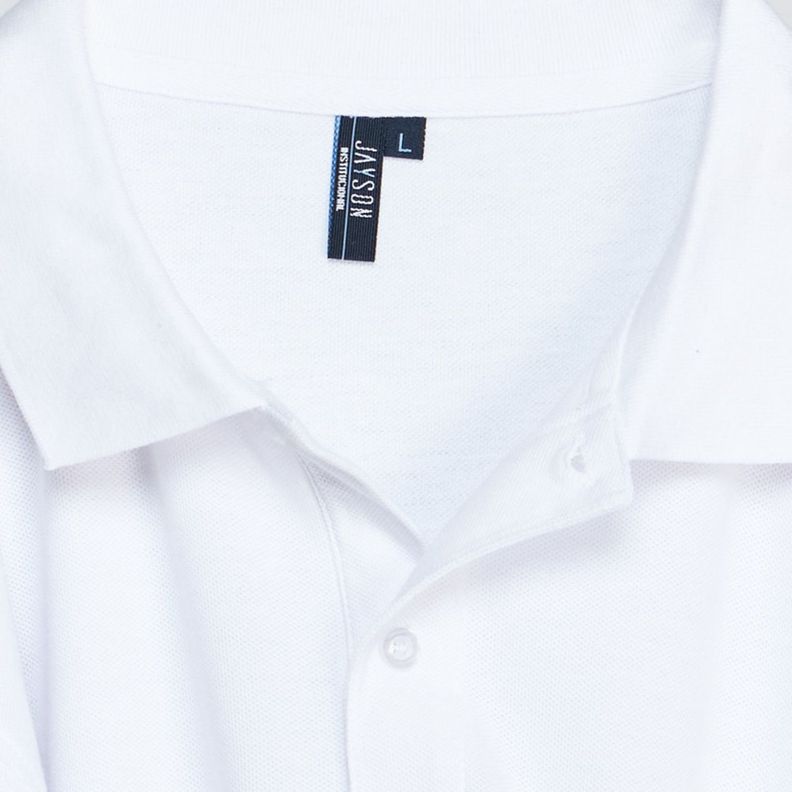 Polera Pique Hombre 80/20 M/C Blanco-4