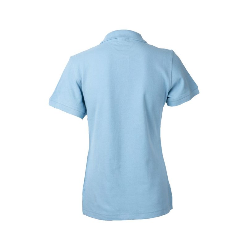 Polera Pique Mujer 80/20 M/C Celeste-1