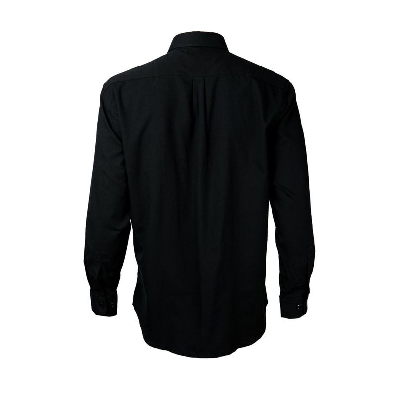 Camisa Oxford B/Pegado Guardia M/L Negro-1