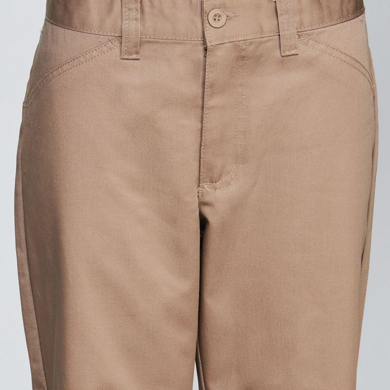 Pantalón Gabardina T/C Mujer Beige-3