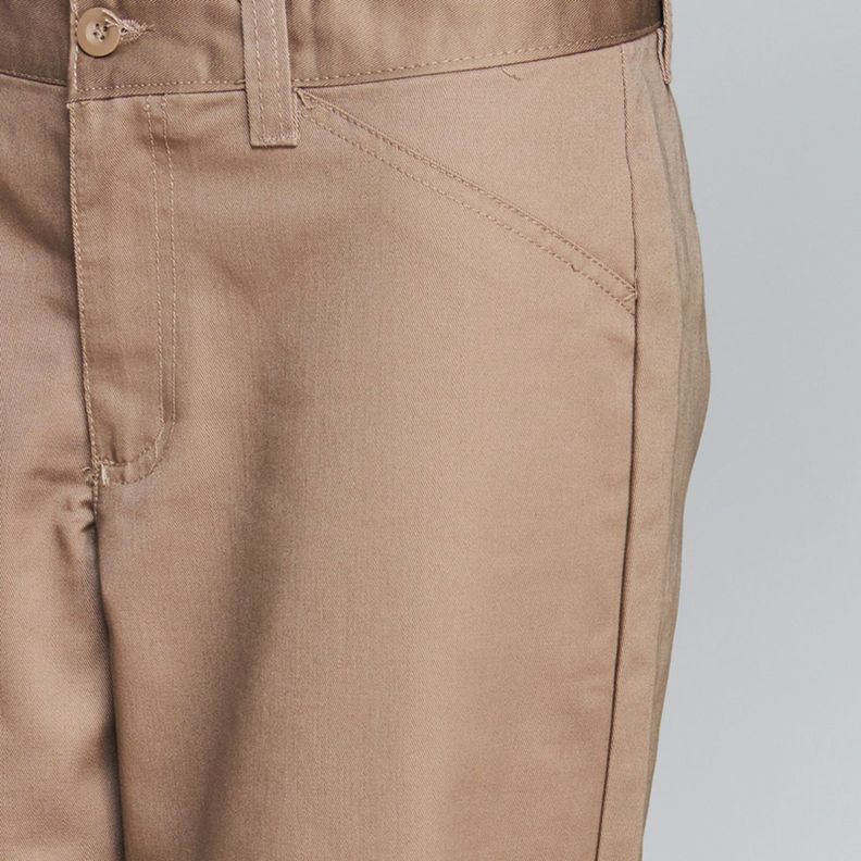 Pantalón Gabardina T/C Mujer Beige-4