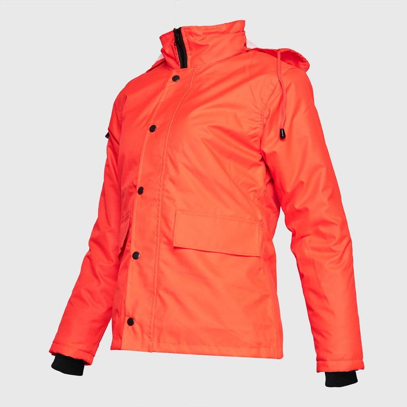 Parka Guardia Alta Visibilidad Mujer Rojo-1