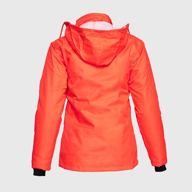 Parka Guardia Alta Visibilidad Mujer Rojo-2