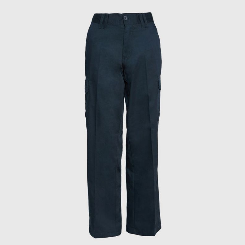 Pantalón Cargo Gabardina T/C Mujer Azul marino-0