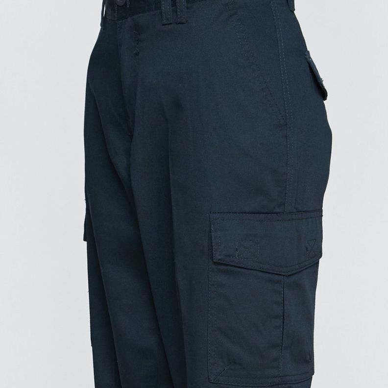 Pantalón Cargo Gabardina T/C Mujer Azul marino-4
