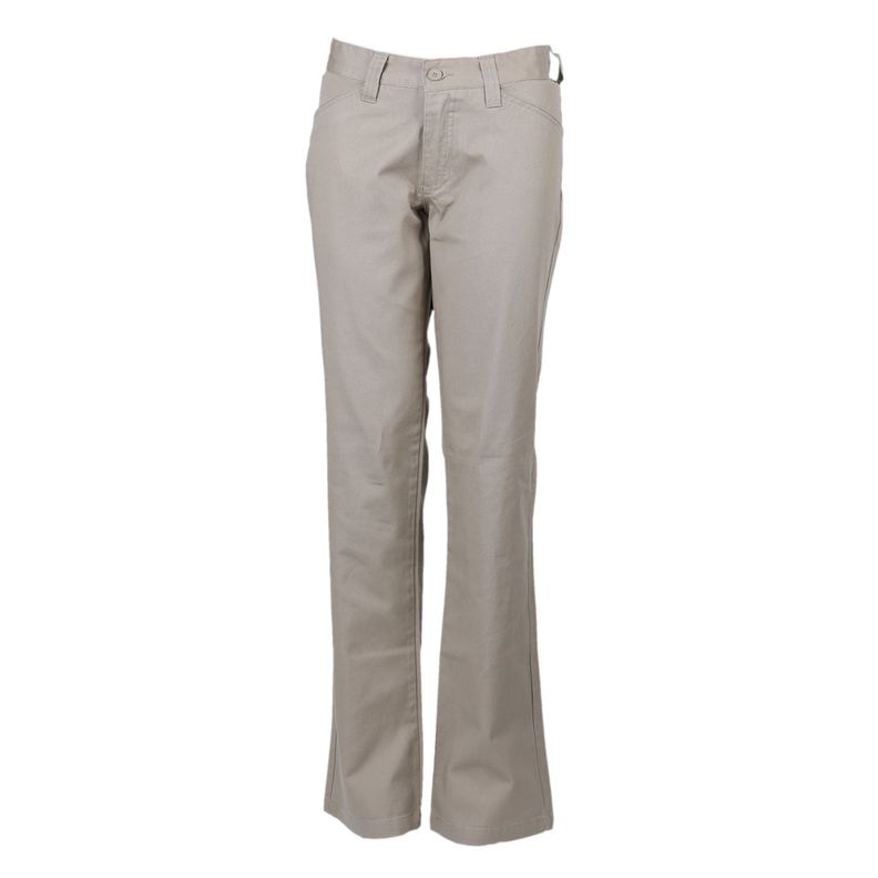 Pantalón Gabardina Mujer Beige-0
