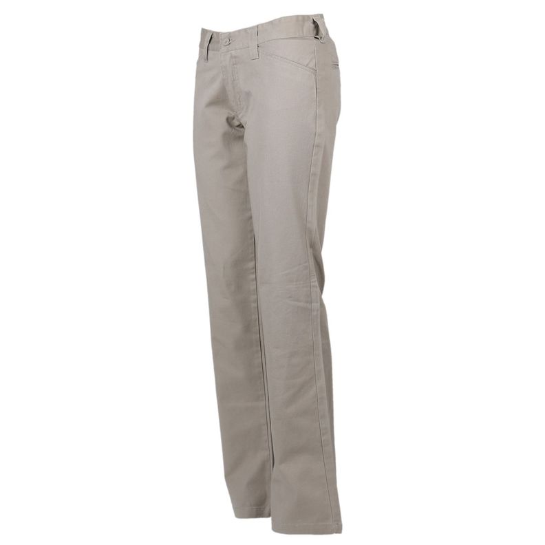 Pantalón Gabardina Mujer Beige-1