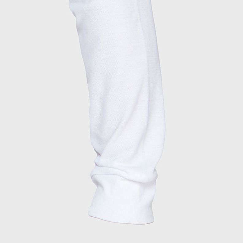 Polera Pique T/C Ml Hombre Blanco-4
