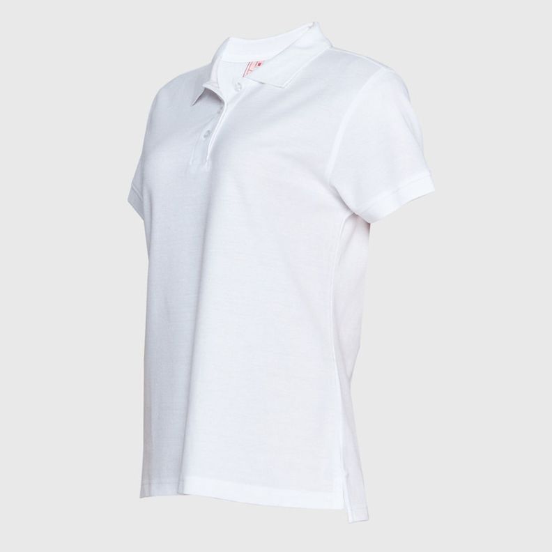 Polera Pique Tc Mc Mujer Blanco-2
