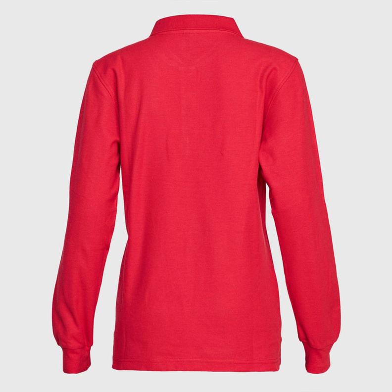 Polera Pique Mujer 80/20 M/L Rojo-2