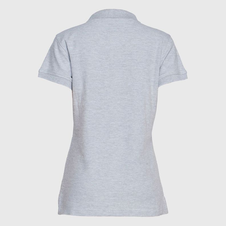 Polera Pique Mujer 80/20 M/C Gris oscuro-3