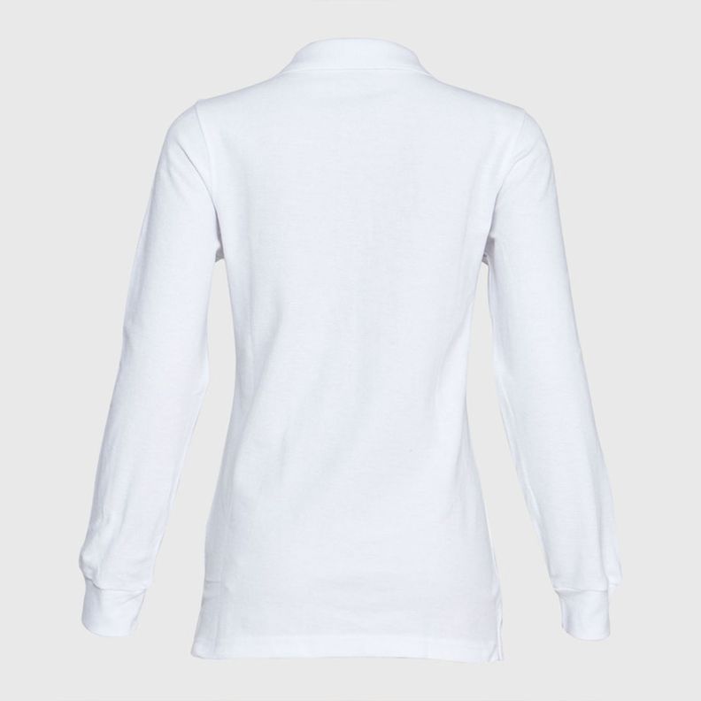 Polera Pique Mujer 80/20 M/L Blanco-3