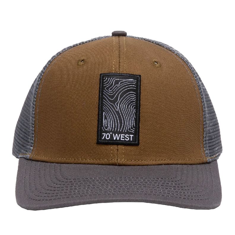 Jockey Gorra Ajustable 70 West Gris y Café Kano-0