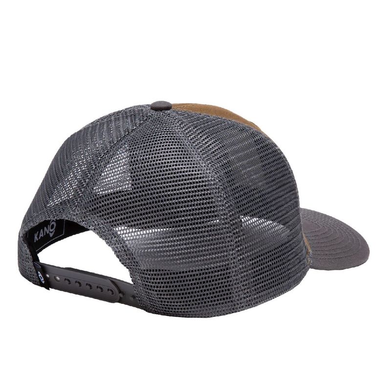 Jockey Gorra Ajustable 70 West Gris y Café Kano-1