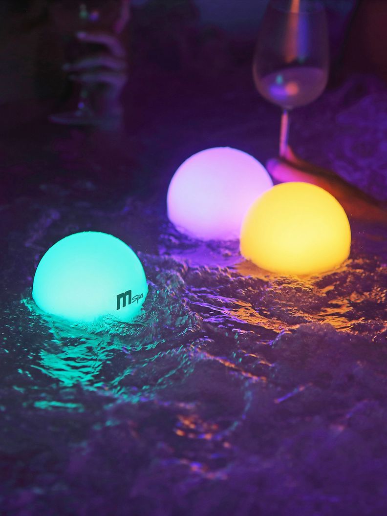 Lámpara Mspa Flotante de Colores Para Hot Tubs y Piscinas-1