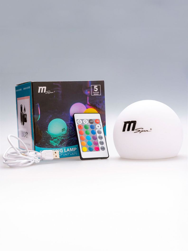 Lámpara Mspa Flotante de Colores Para Hot Tubs y Piscinas-2