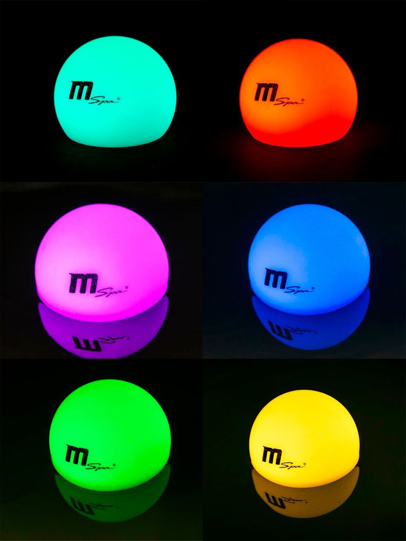 Lámpara Mspa Flotante de Colores Para Hot Tubs y Piscinas-3