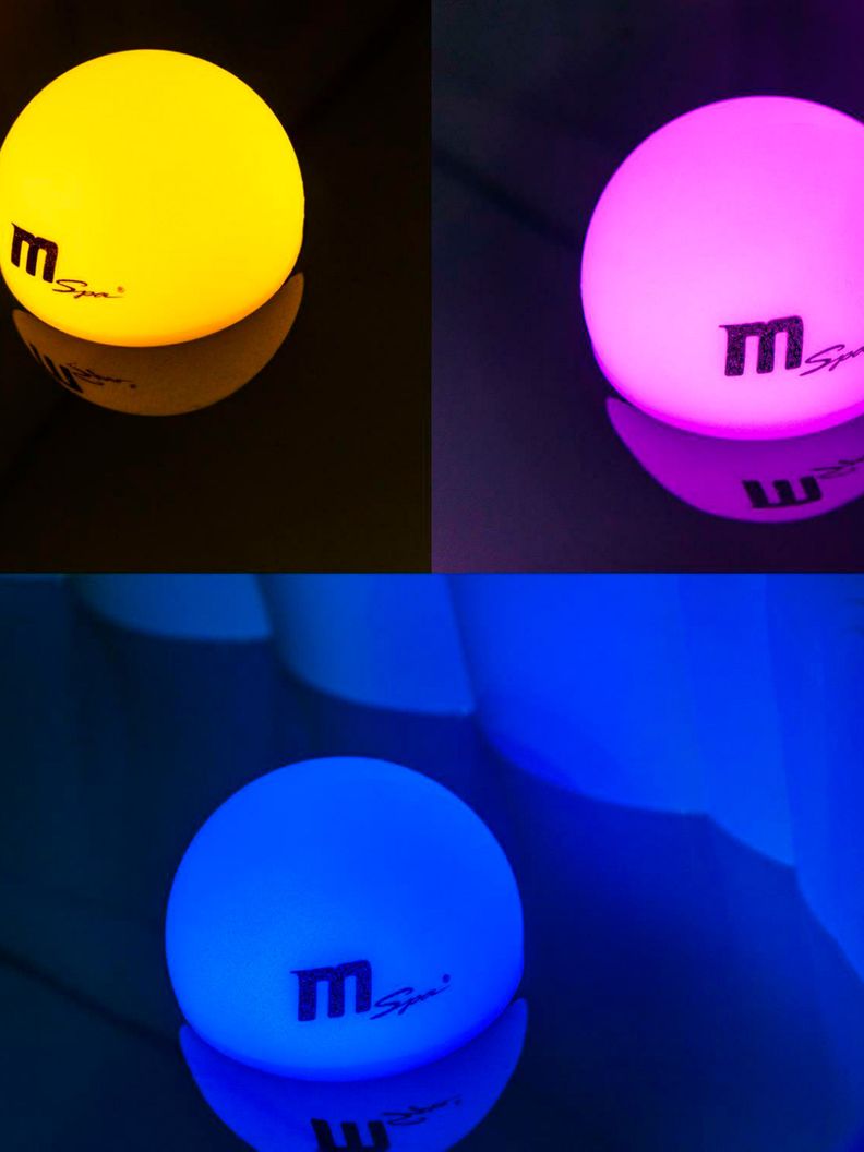 Lámpara Mspa Flotante de Colores Para Hot Tubs y Piscinas-4