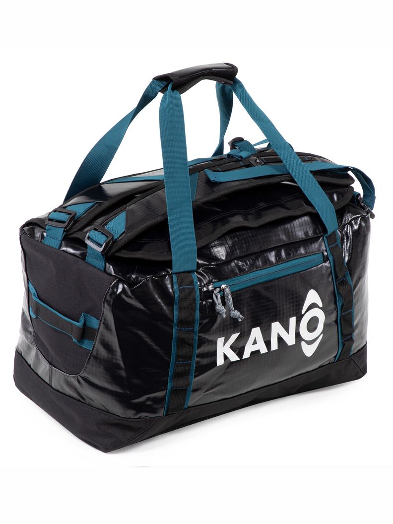 Bolso Mochila Impermeable Negro Kano Outdoor 40L Plegable-0