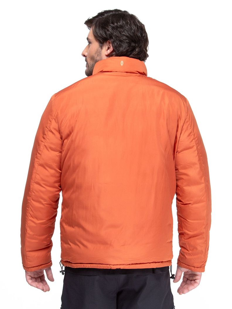 Parka Reversible Hombre color Negro / Terracota Kano Alerce-8