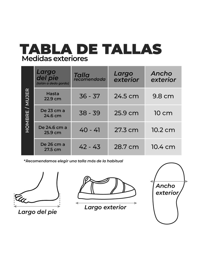 Pantuflas Outdoor Kano Impermeables con Memory Foam Negro-5
