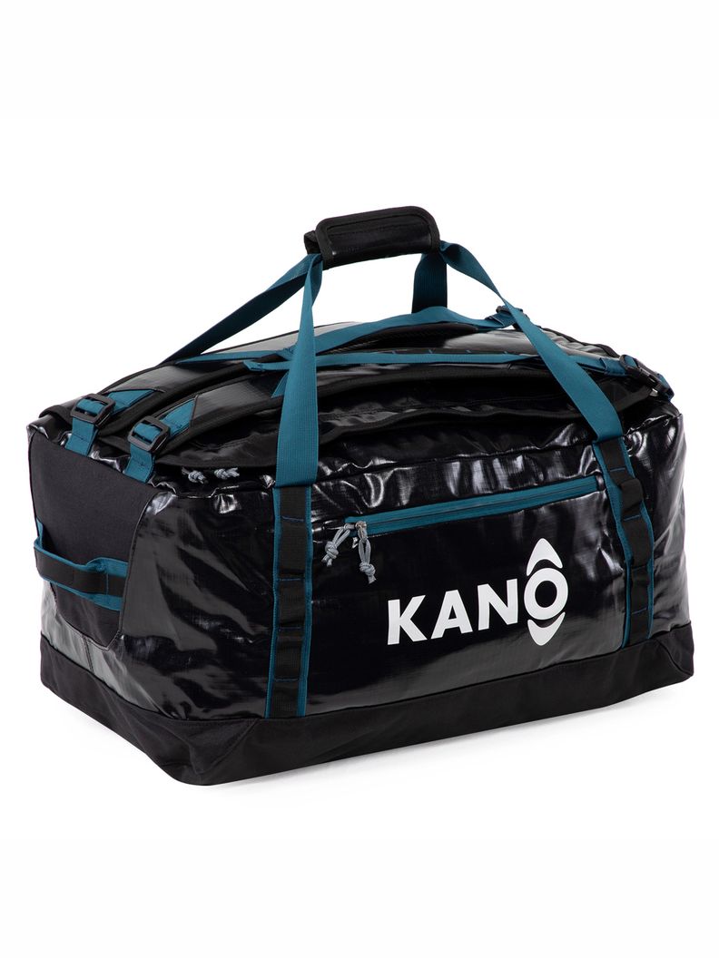 Bolso Mochila Impermeable Negro Kano Outdoor 60L Plegable-0