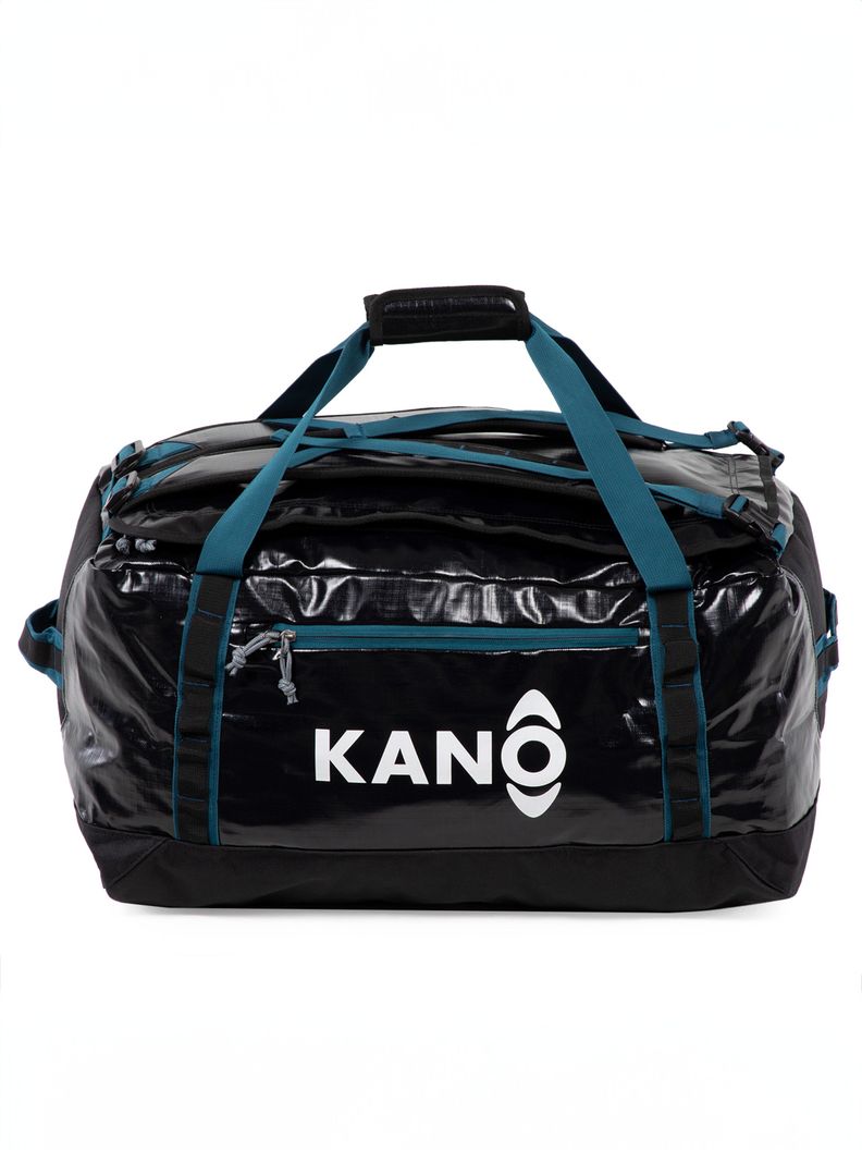 Bolso Mochila Impermeable Negro Kano Outdoor 60L Plegable-8