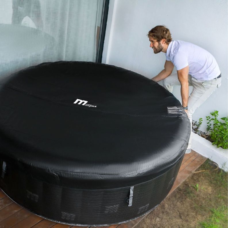 Hot Tub Inflable Starry Comfort Luz LED Para 6 Personas MSpa-7