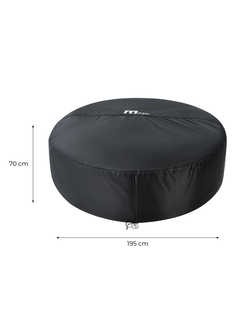 Cobertor Térmico MSPA para Hot Tubs Redondos de 4 Personas-2