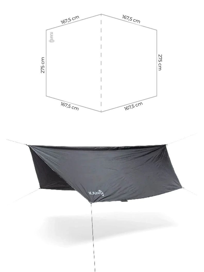 Toldo Impermeable Pehoé Multifuncional Para Camping Kano-2
