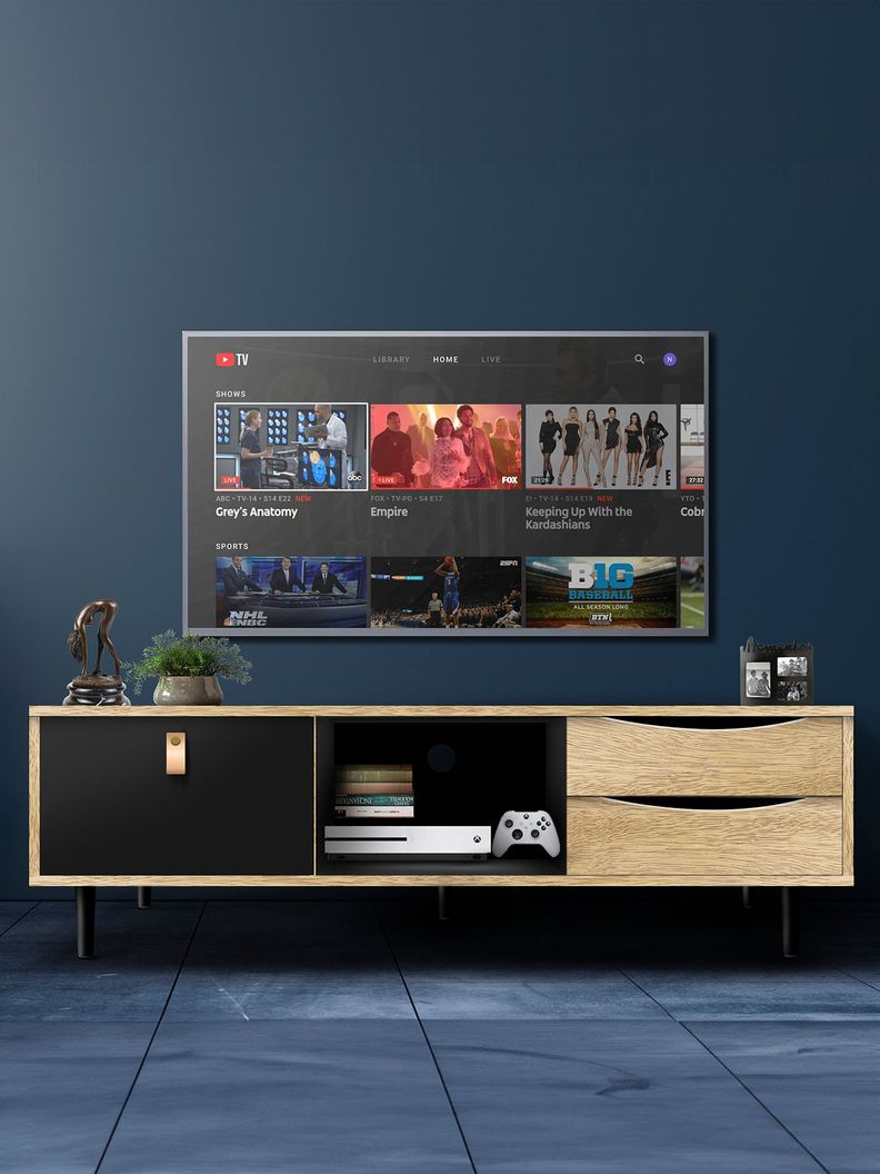 Rack de Tv Negro Top Living Venice con Puerta y Cajones-1