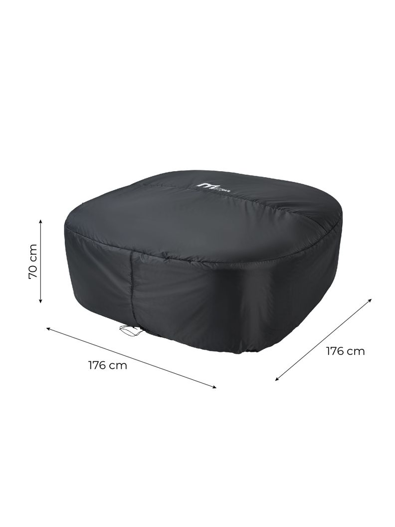 Cobertor Térmico MSPA para Hot Tubs Cuadrados de 4 Personas-2