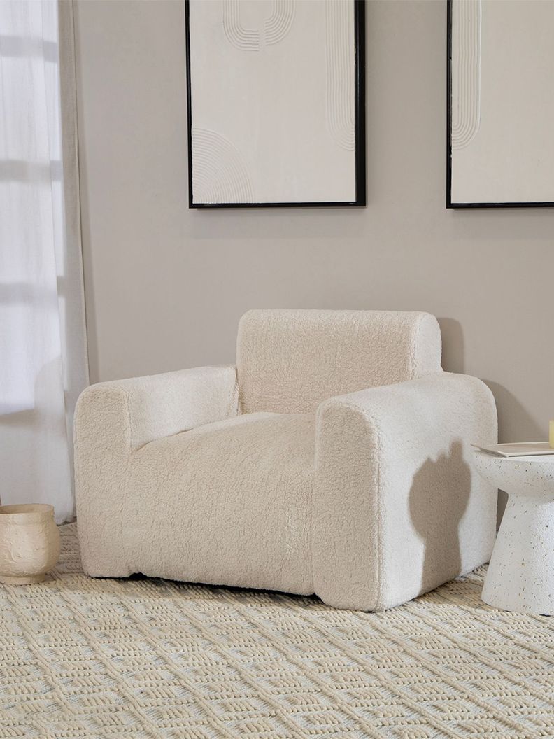 Sillón Pouf / Puff Relan Kubo con Apoyabrazos con Relleno-1