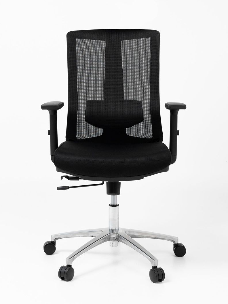 Silla de Escritorio Ajustable Ergonomus Sendai Cromada-7