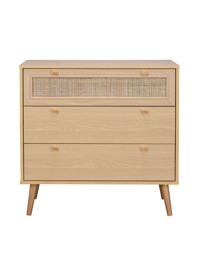 Cómoda con Ratán Top Living Calcuta Cajonera de 3 Cajones-6