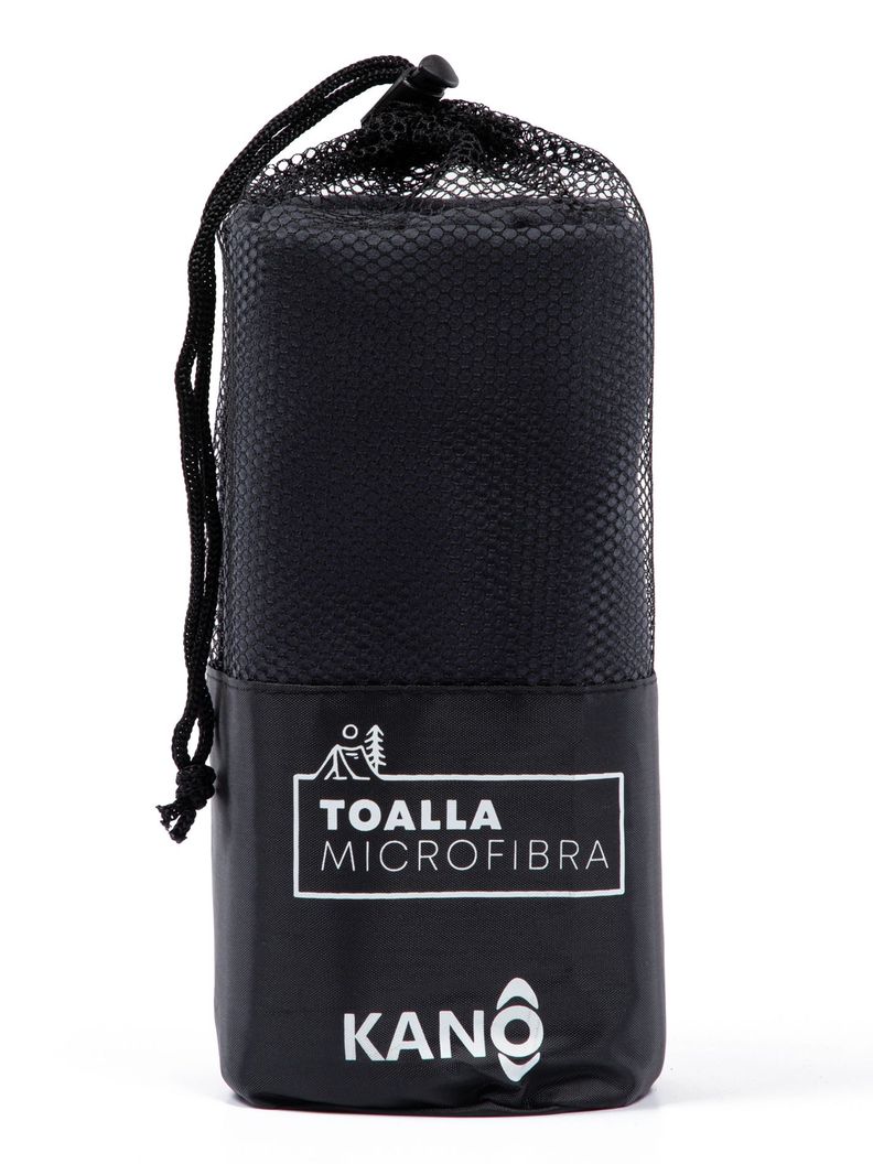 Toalla de Microfibra Negra Secado Rápido-0