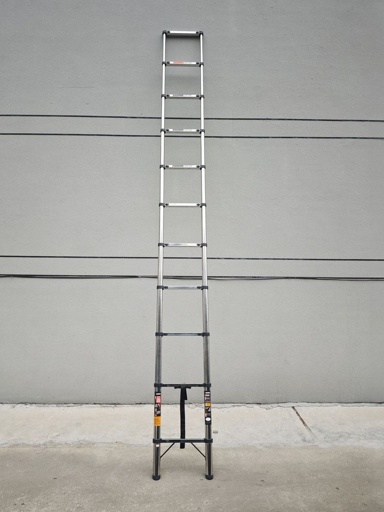 Escalera Telescópica Halten 4,3 Mts Aluminio Retráctil-2