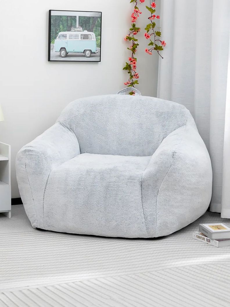 Sillón Pouf / Puff Relan Ditto de Sherpa con Relleno-7