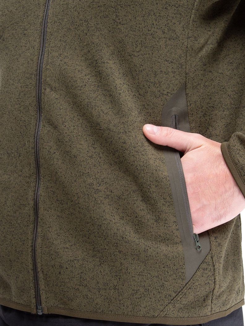 Chaqueta Polar Blend Hombre Kano Notro Verde con Bolsillos-4