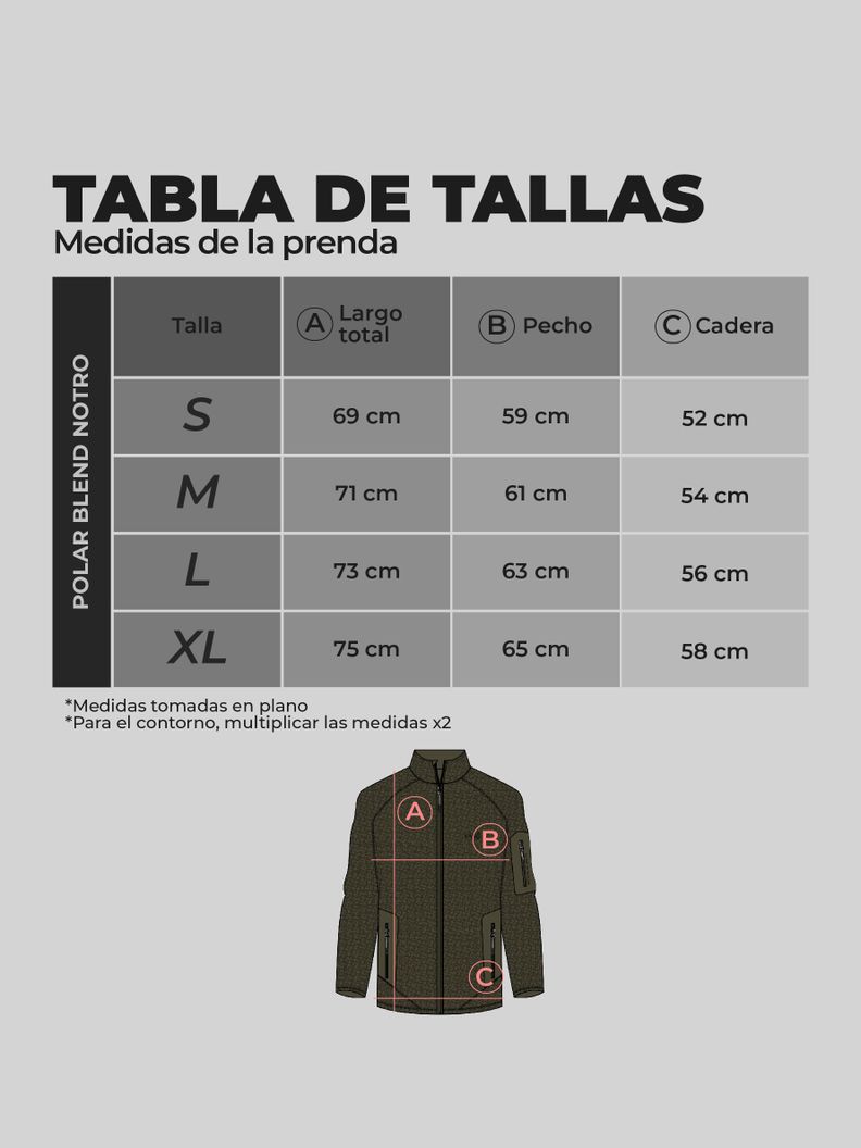 Chaqueta Polar Blend Hombre Kano Notro Verde con Bolsillos-7
