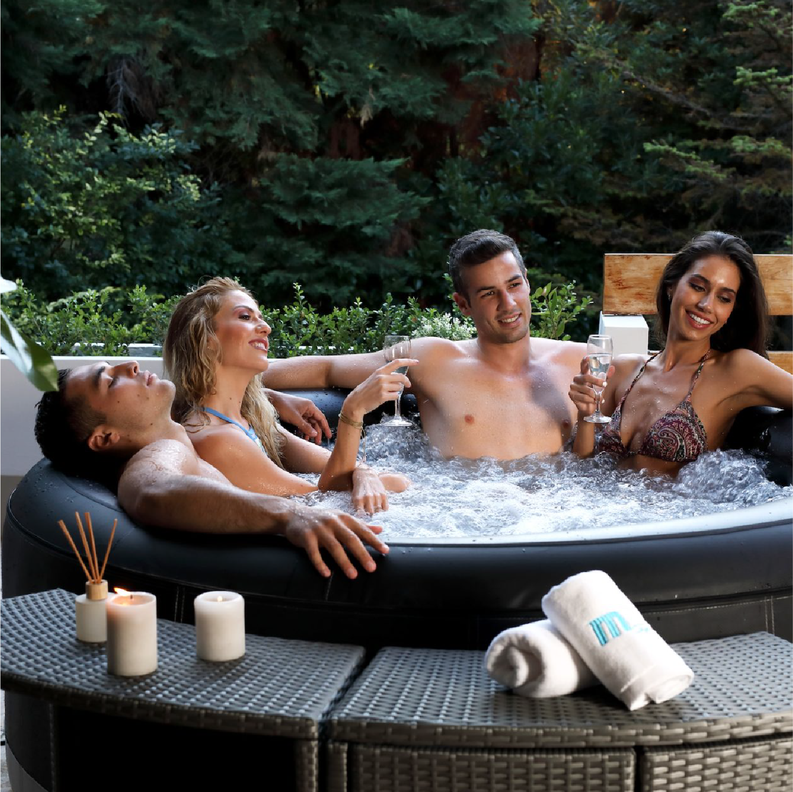 Hot Tub Inflable Camaro Premium Para 4 Personas MSpa-8