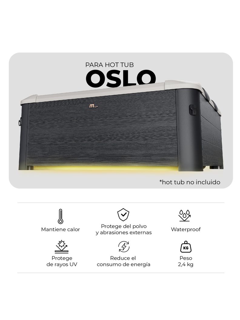 Cobertor Térmico MSPA para Hot Tub Oslo Frame-3