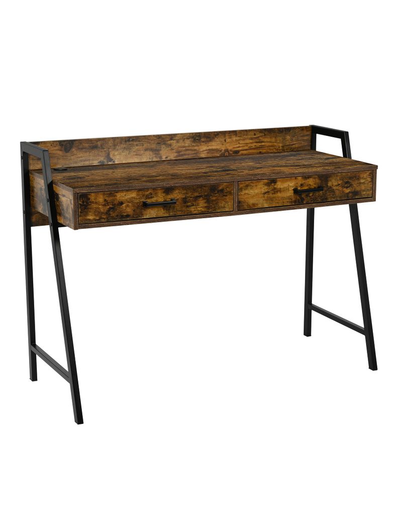 Escritorio Industrial USB Top Living Desk-23 con Cajones-0