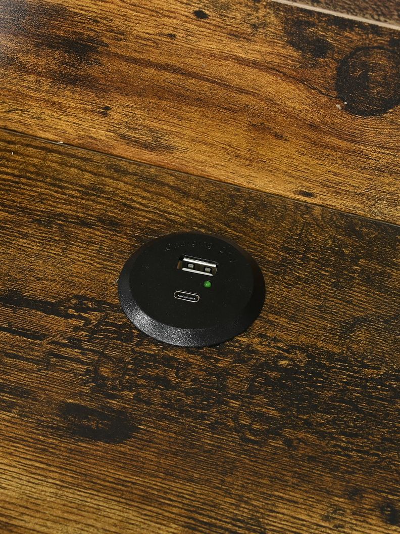 Escritorio Industrial USB Top Living Desk-23 con Cajones-5