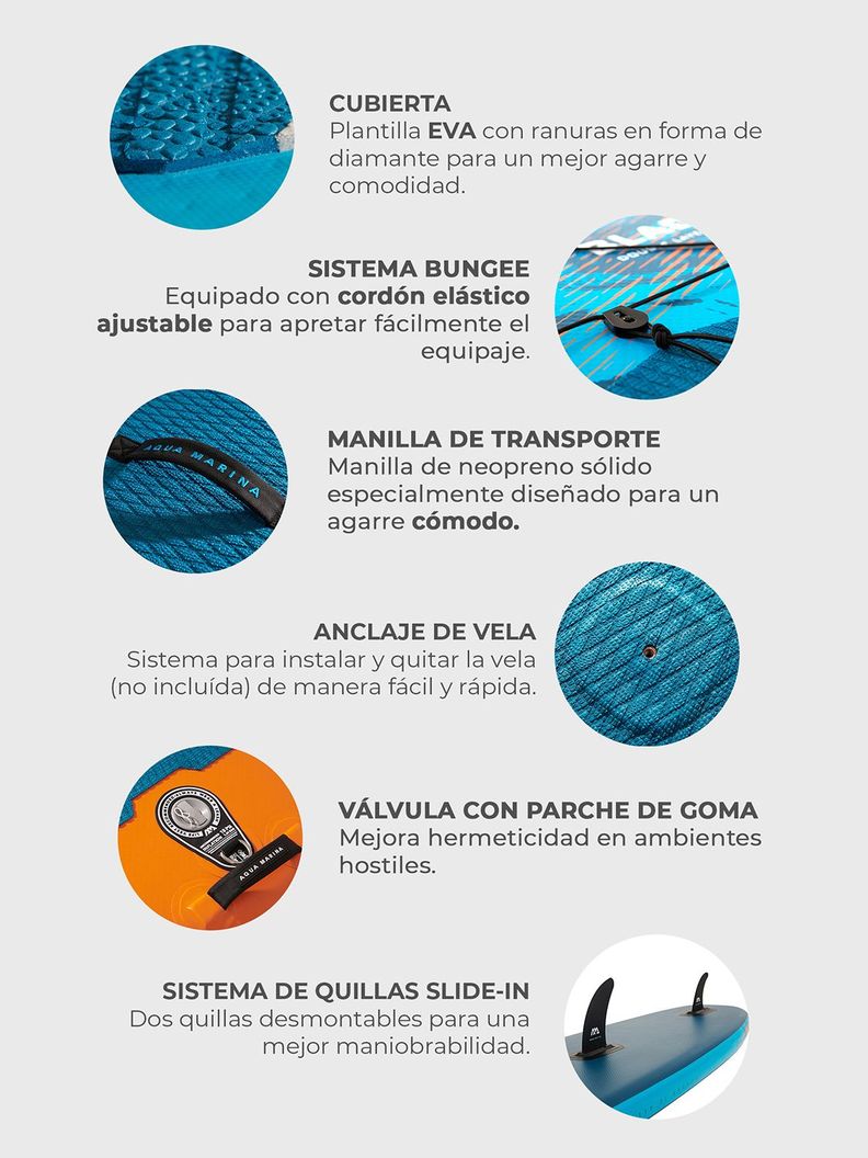 Tabla Windsurf Blade / Tabla Inflable Aqua Marina-4