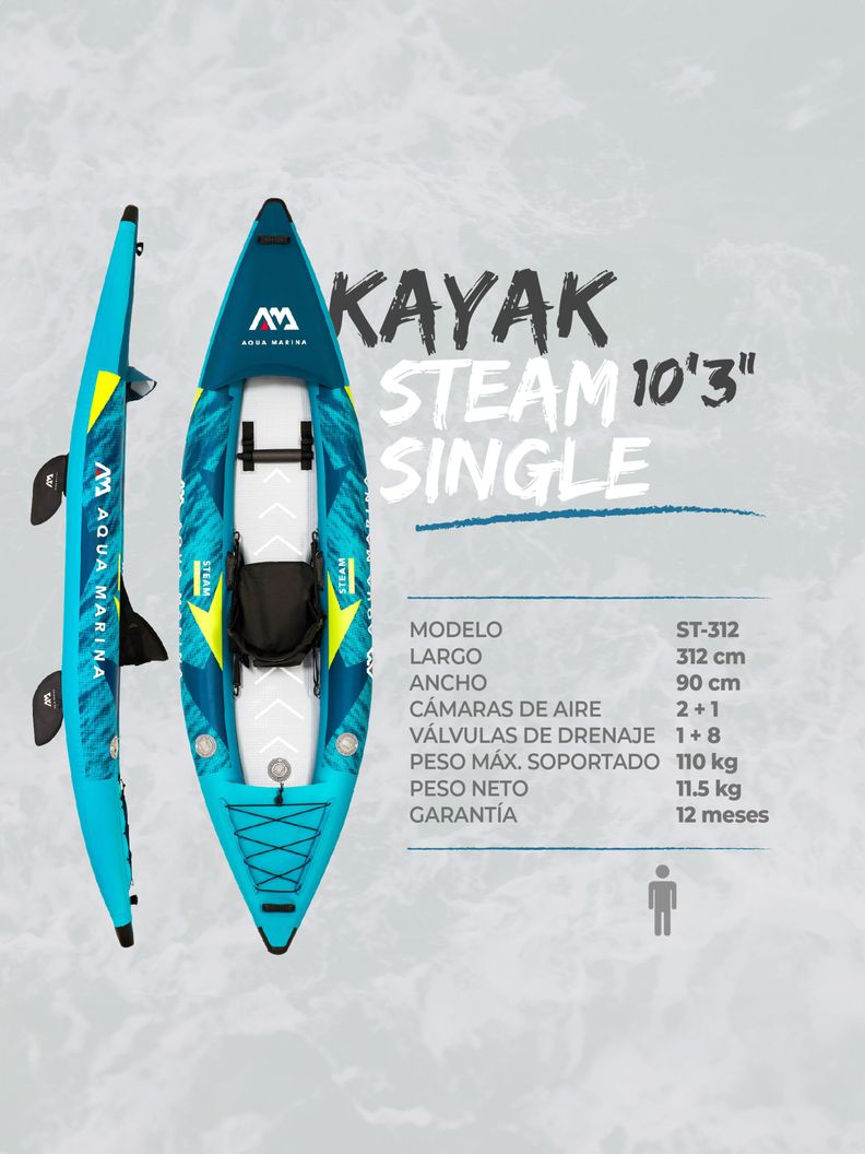Kayak Inflable Single-2