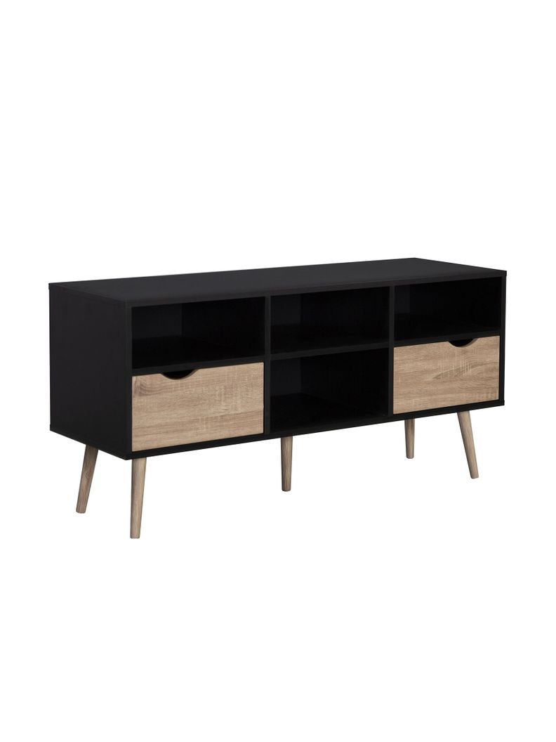 Rack de TV Top Living Bolonia Black con Cajones Nórdico-0